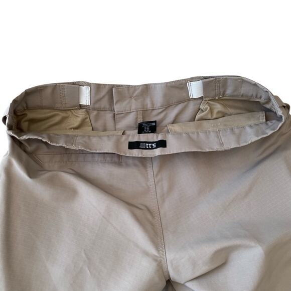 5.11 Tactical Men's Lightweight Khaki Flat Front Pants - 36x34 - Picture 6 of 6